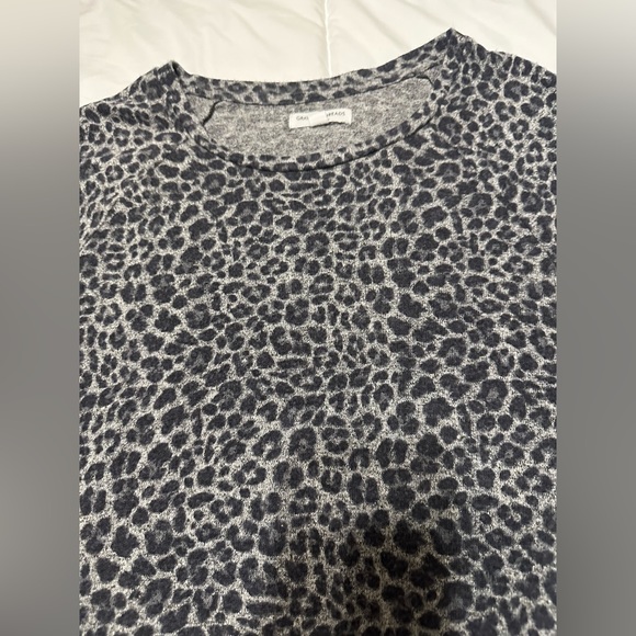 Grayson Threads gray cheetah print tunic - Picture 4 of 8